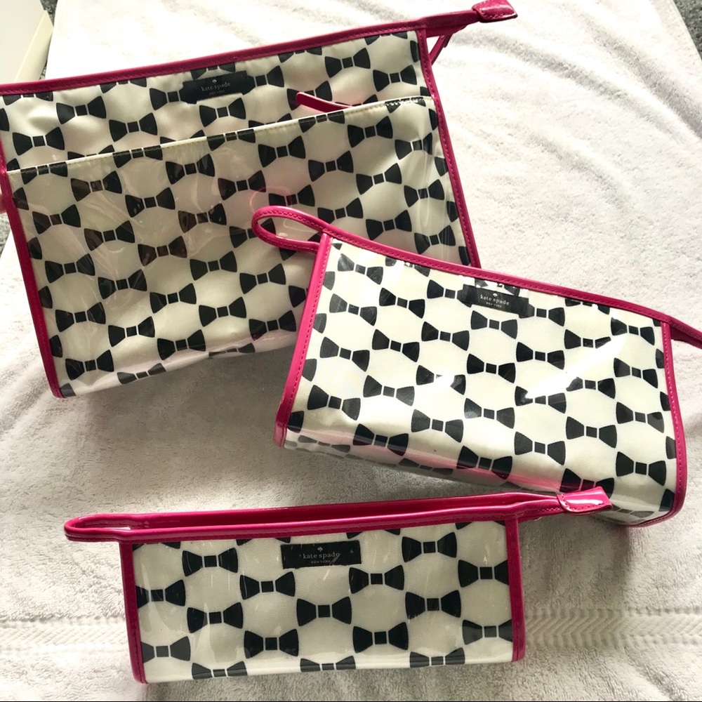 Kate Spade Cosmetic bags (3) Whitehall court heddy